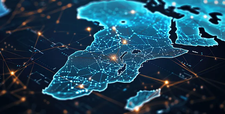 SEACOM teams up with Q-KON to enhance LEO satellite services, boosting enterprise connectivity across Africa African_connectity_map