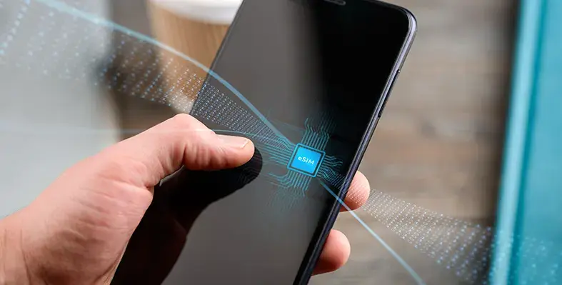 By MTN South Sudan and NCA, launching eSIM technology for improved connectivity and customer experience in South Sudan’s telecom industry. (Image source: Adobe Stock) Phone with eSIM technology
